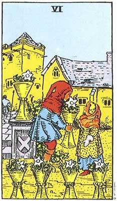 Six (6) of Cups Tarot Card Meaning: Upright, Reversed, Keywords